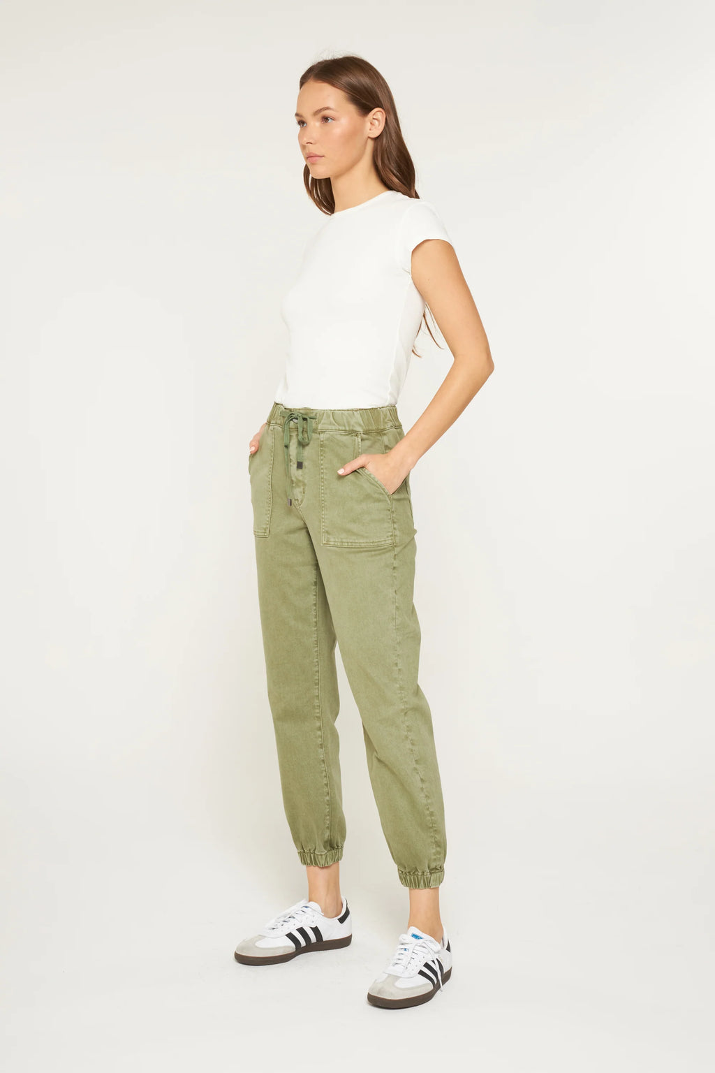 Mica High Rise jogger crop jean
