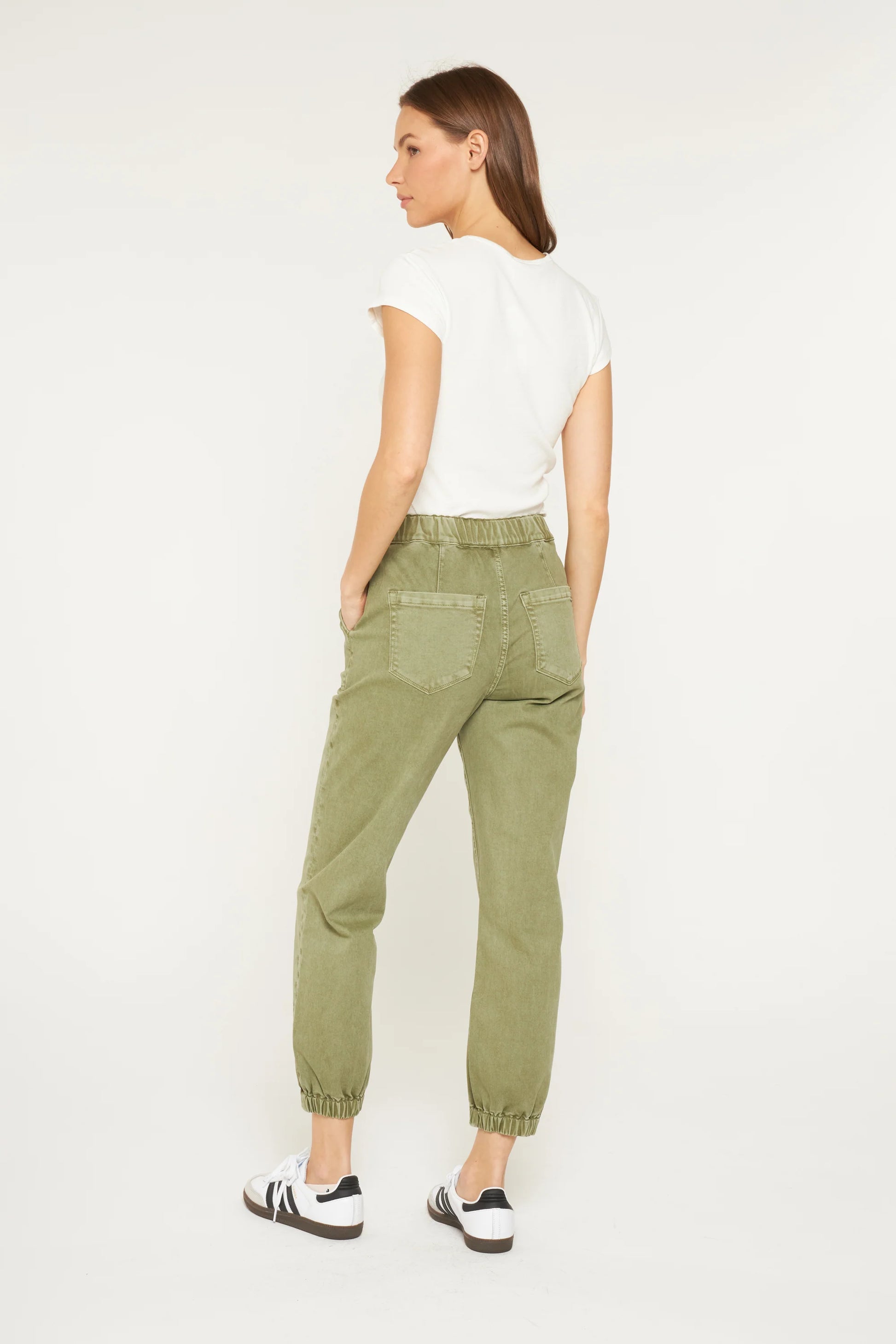 Mica High Rise jogger crop jean