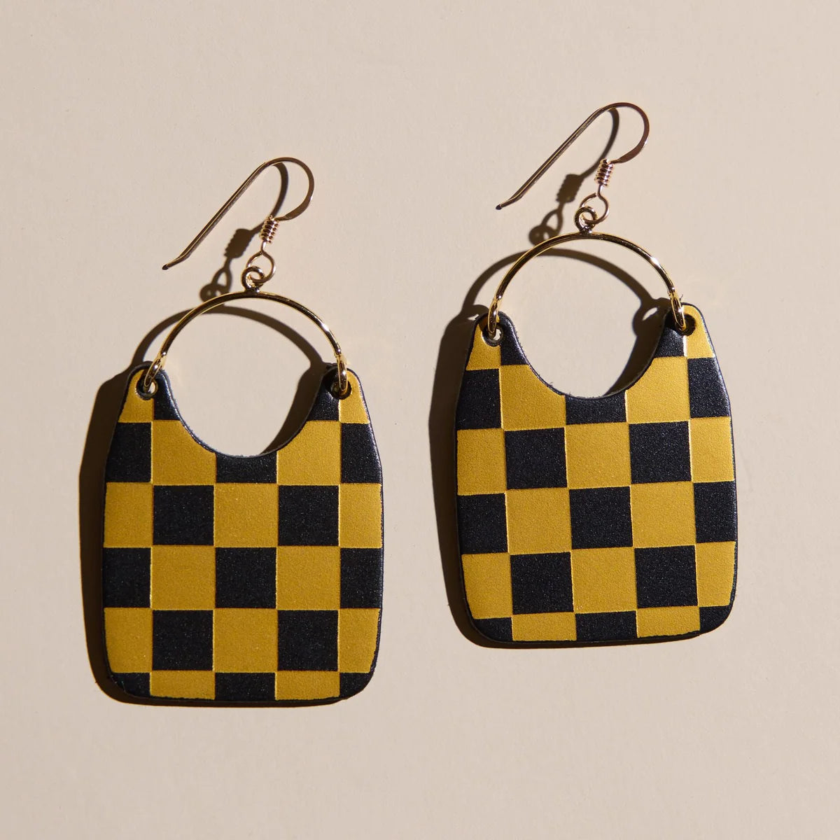 ISU and Iowa Checkmate Charlie earrings