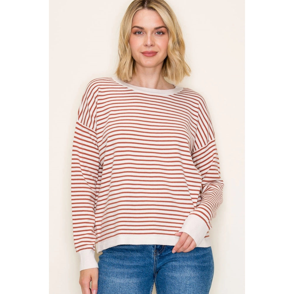 Striped Everyday Pullover Sweater