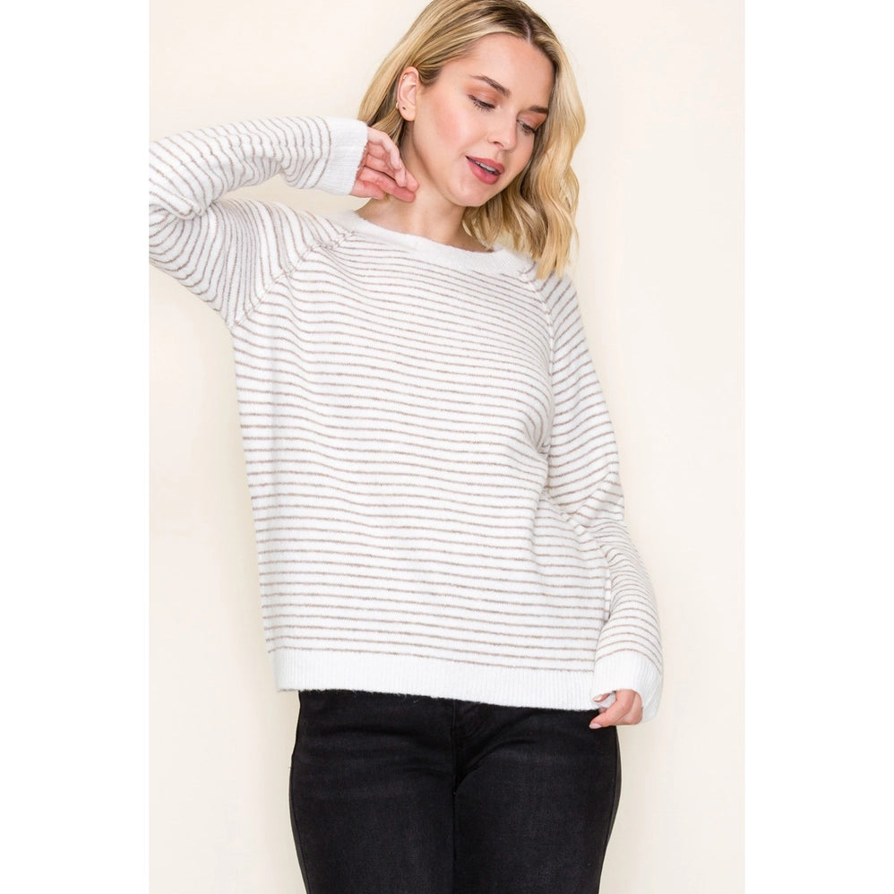Striped Pullover Sweater