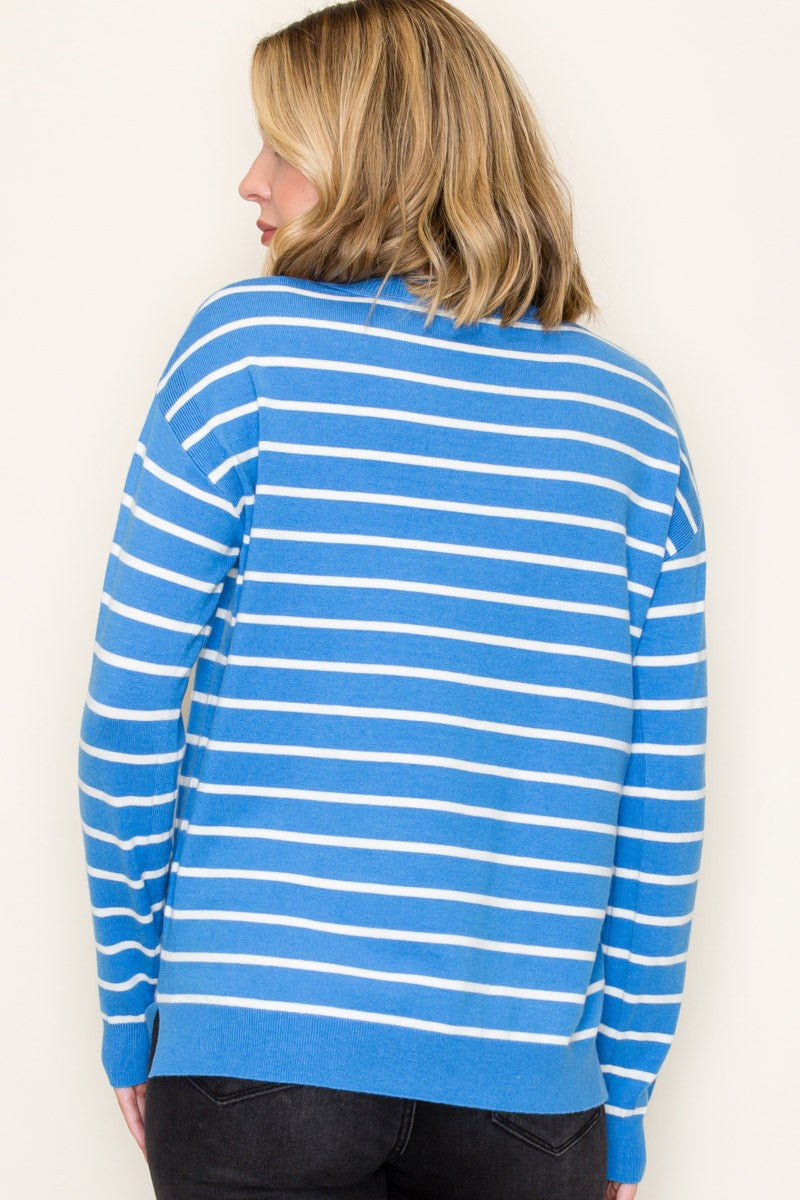 Striped Everyday Pullover Sweater