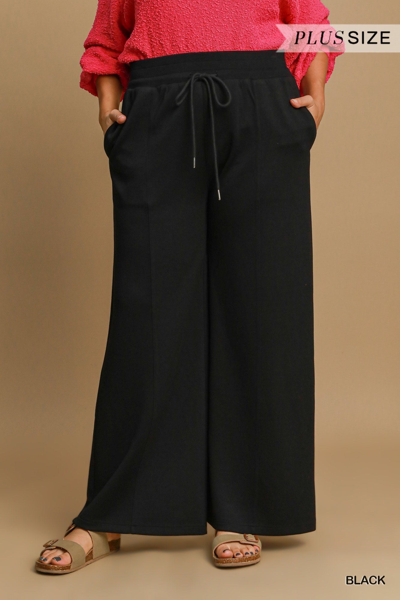 Curvy Luxeknit High Waist Pull On Pants