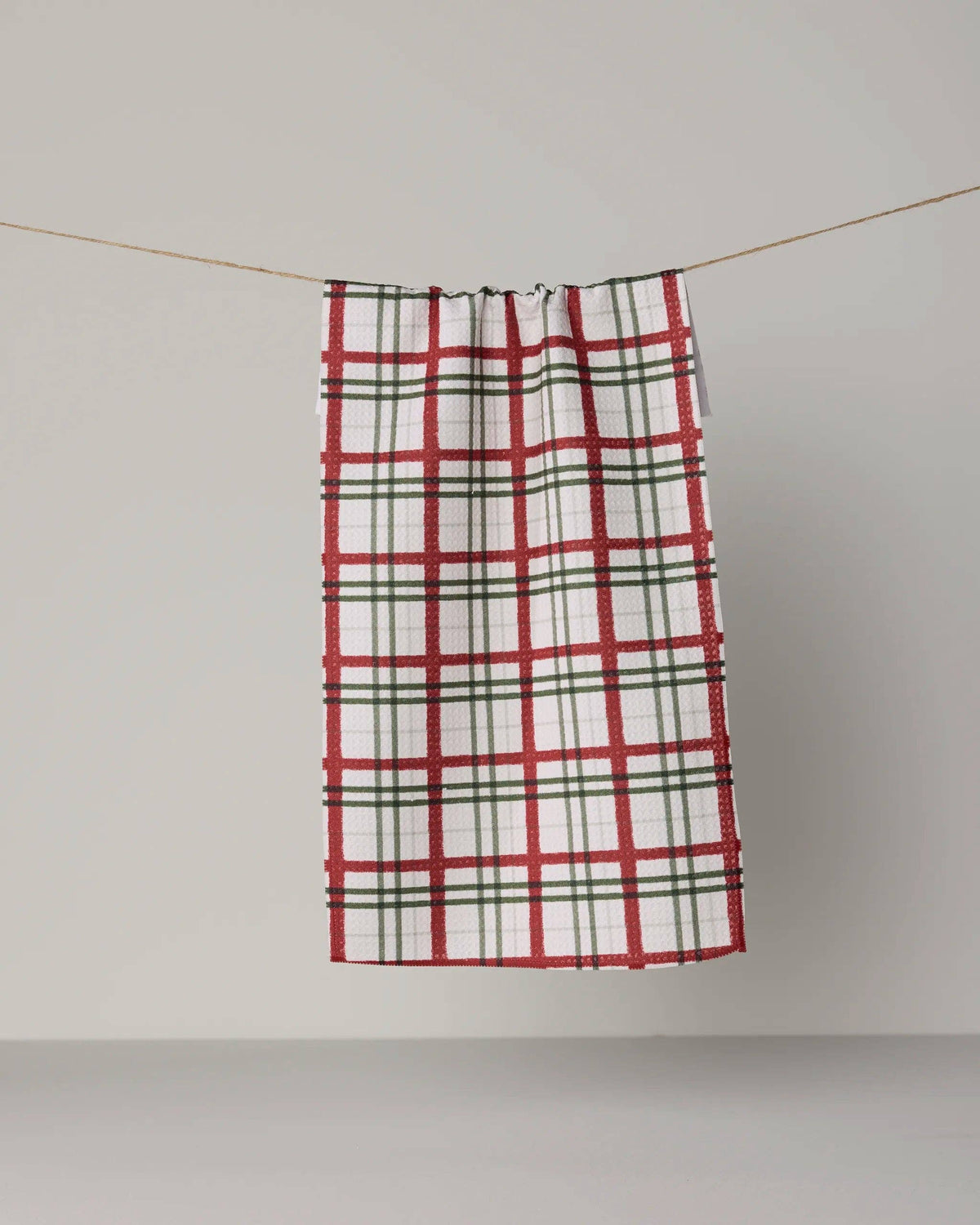 Ribbon Plaid Mini Towel