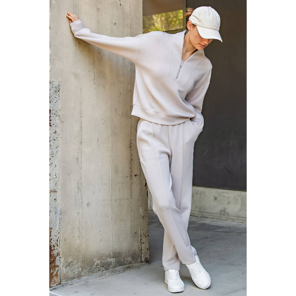 MODAL SCUBA LUXE HALF ZIP JACKET