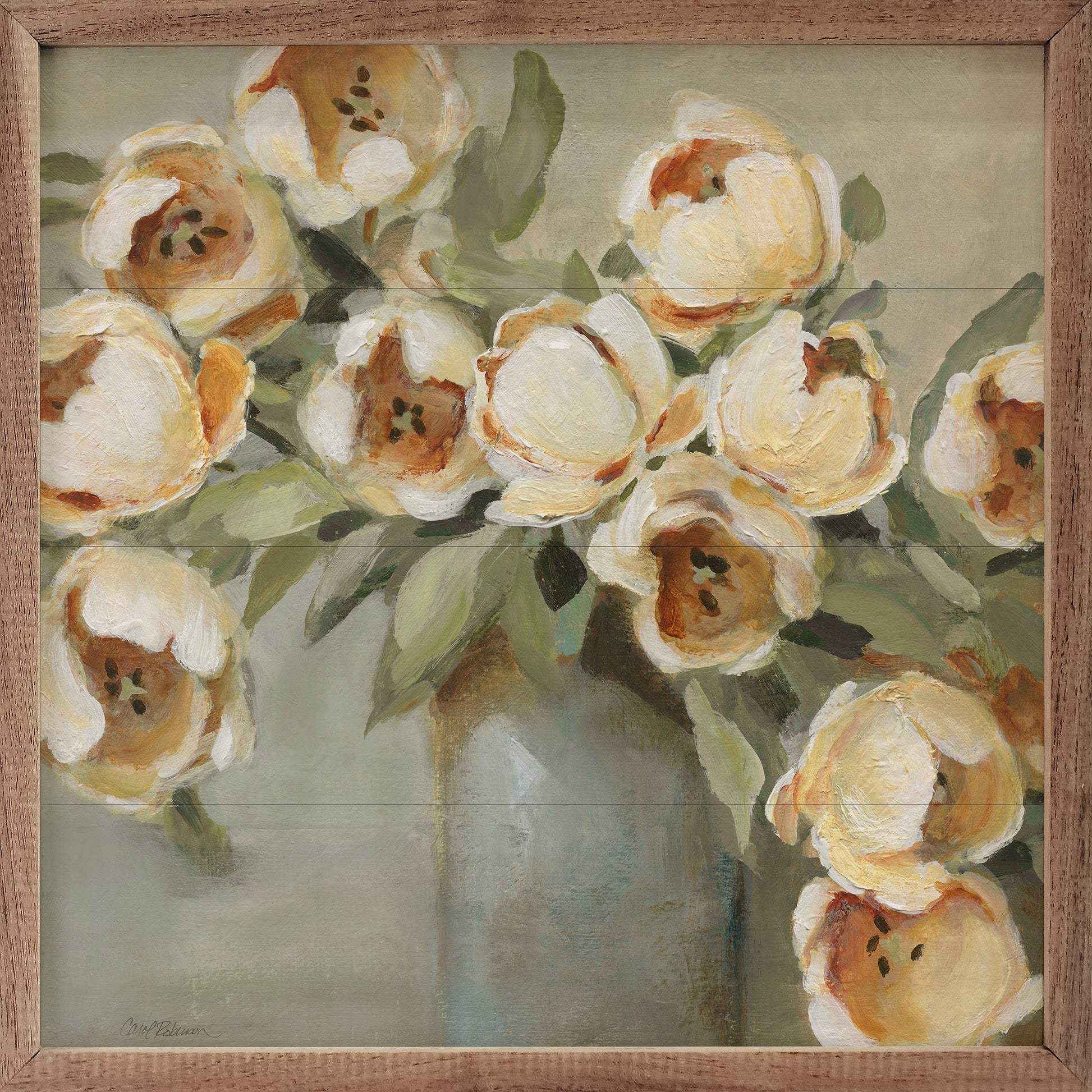 Brilliant Tulips By Carol Robinson 12x12