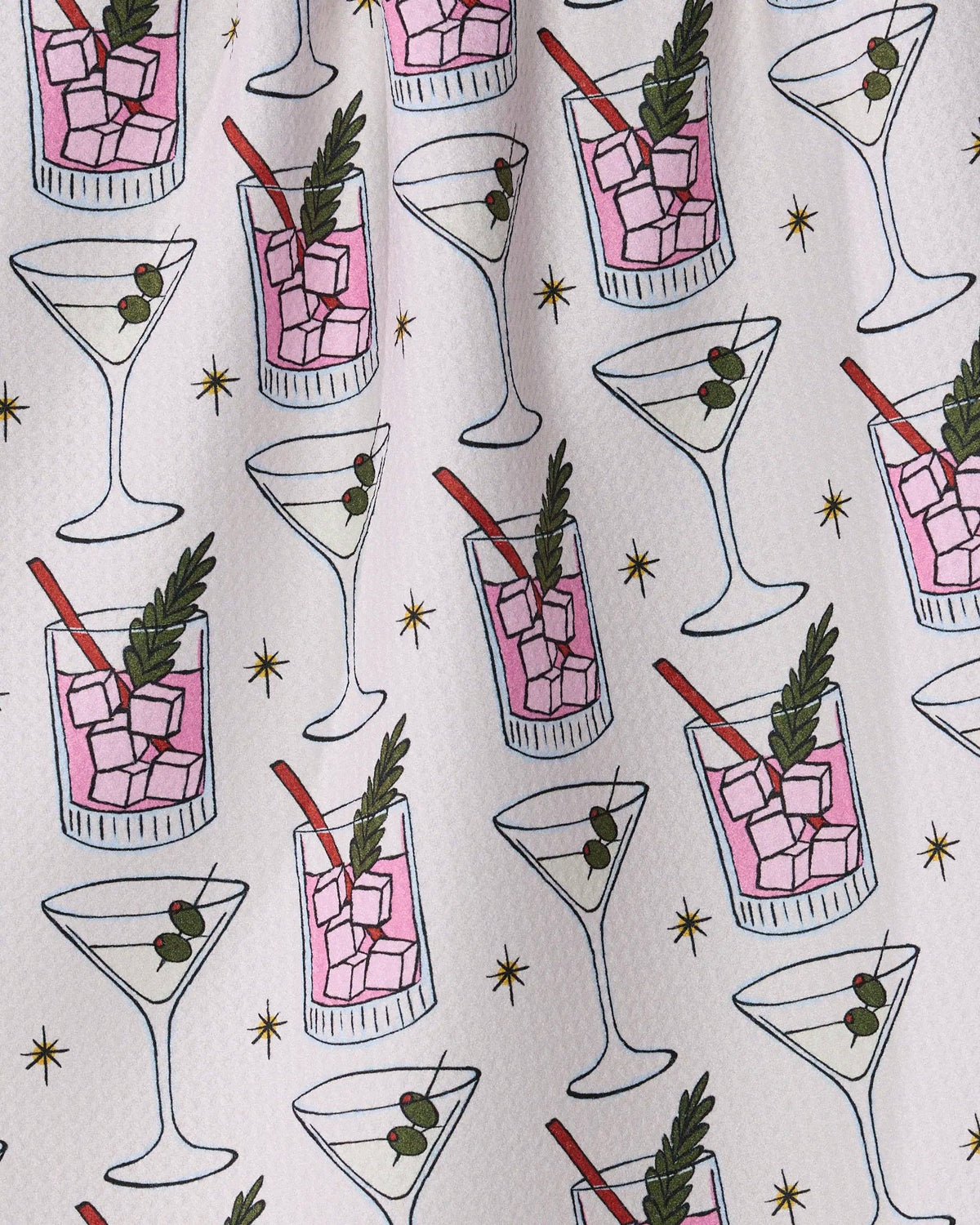 Cocktail Countdown Tea Towel