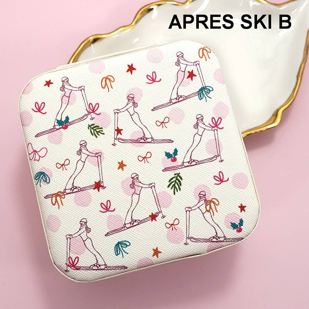 DESIGNED JEWELRY ORGANIZER TRAVEL BOX CASE