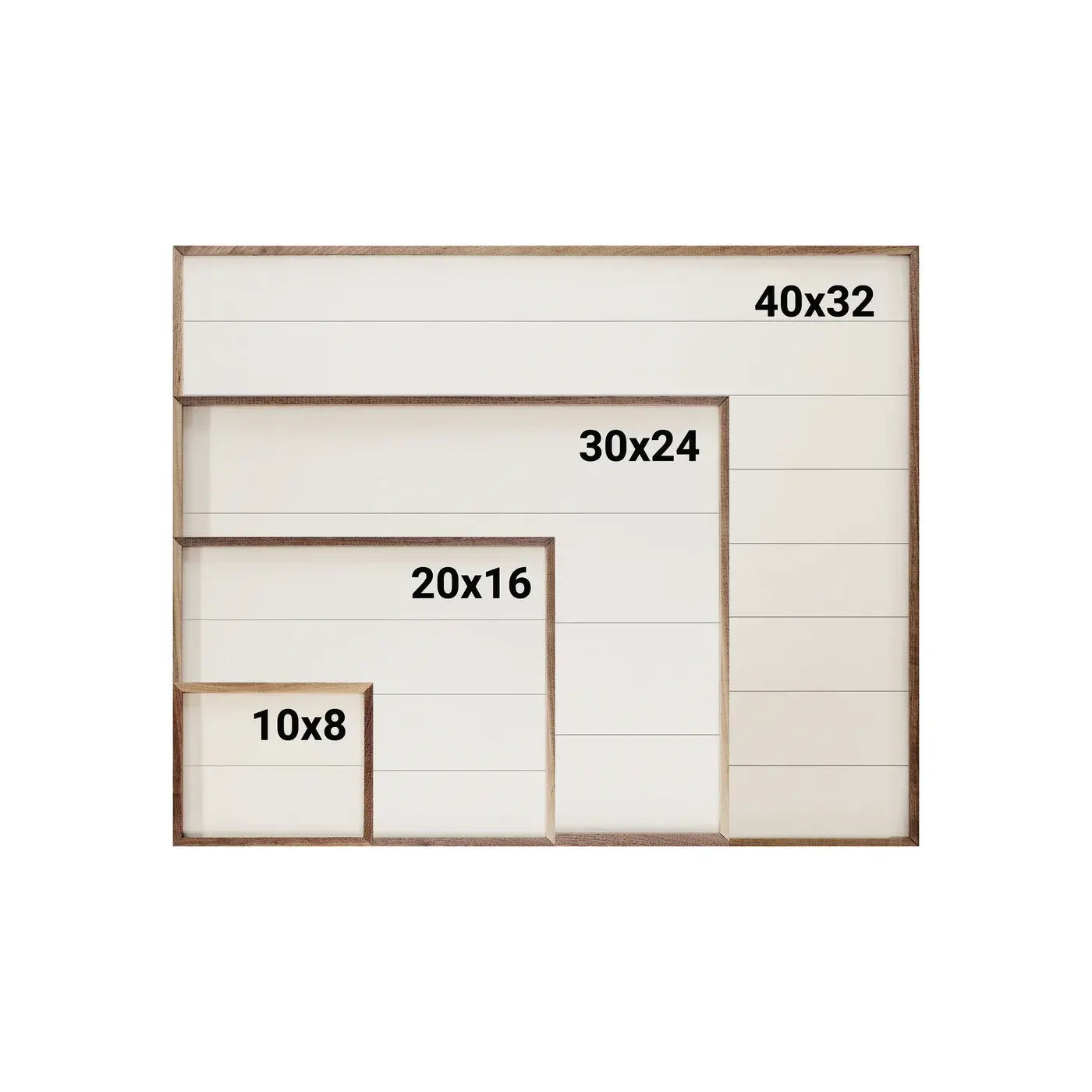 America Land Of The Free Stripes Whitewash Wooden Sign 10x8