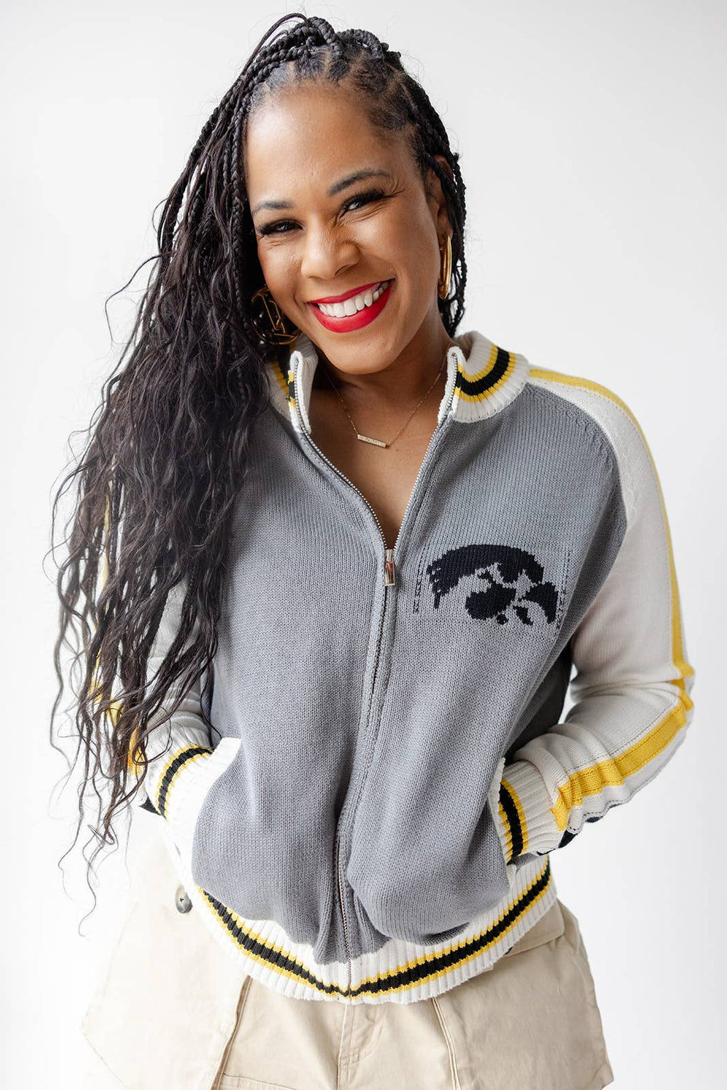 Iowa Zip Up Zip up Sweater