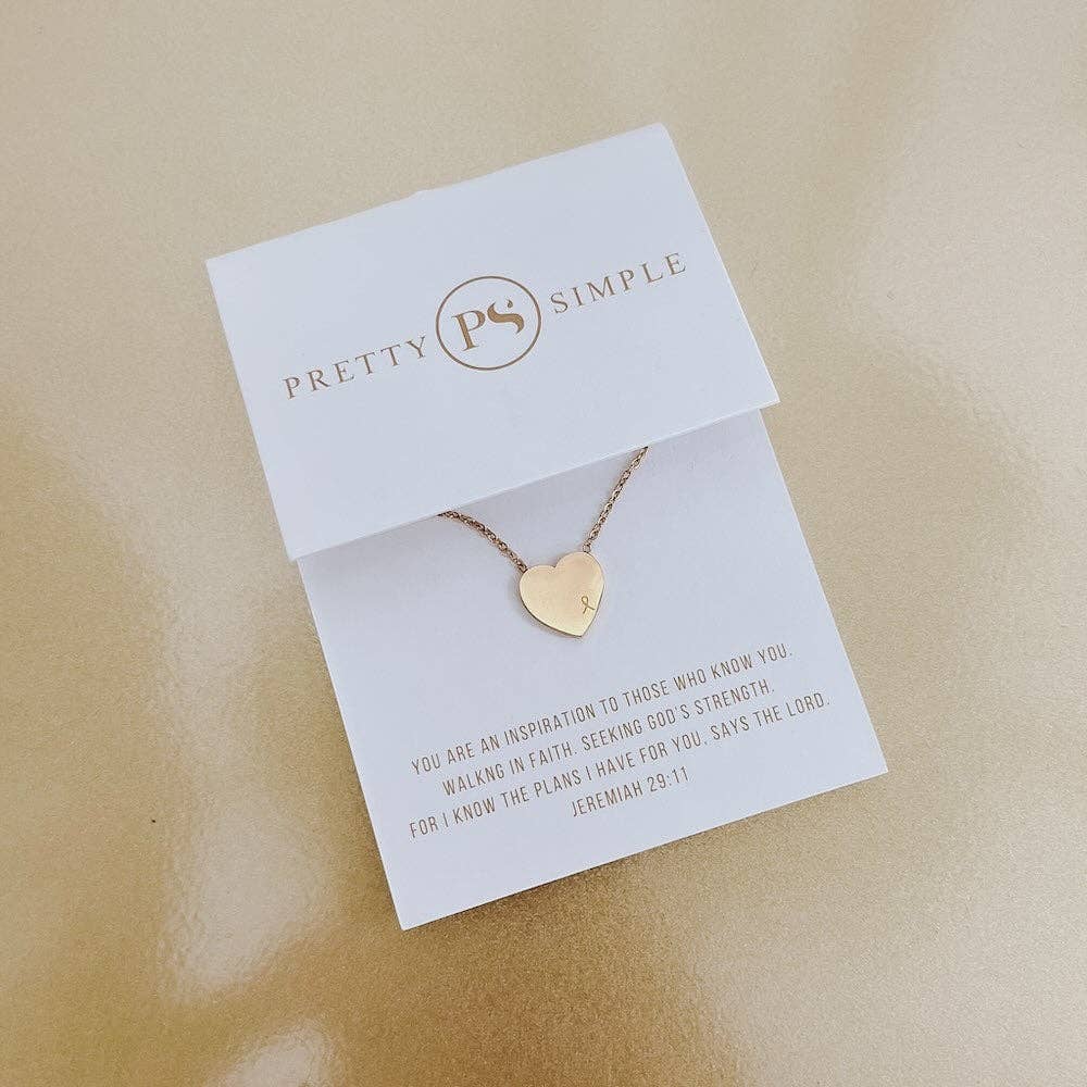 Sweet Inspirational Heart Gift Necklace - WATERPROOF