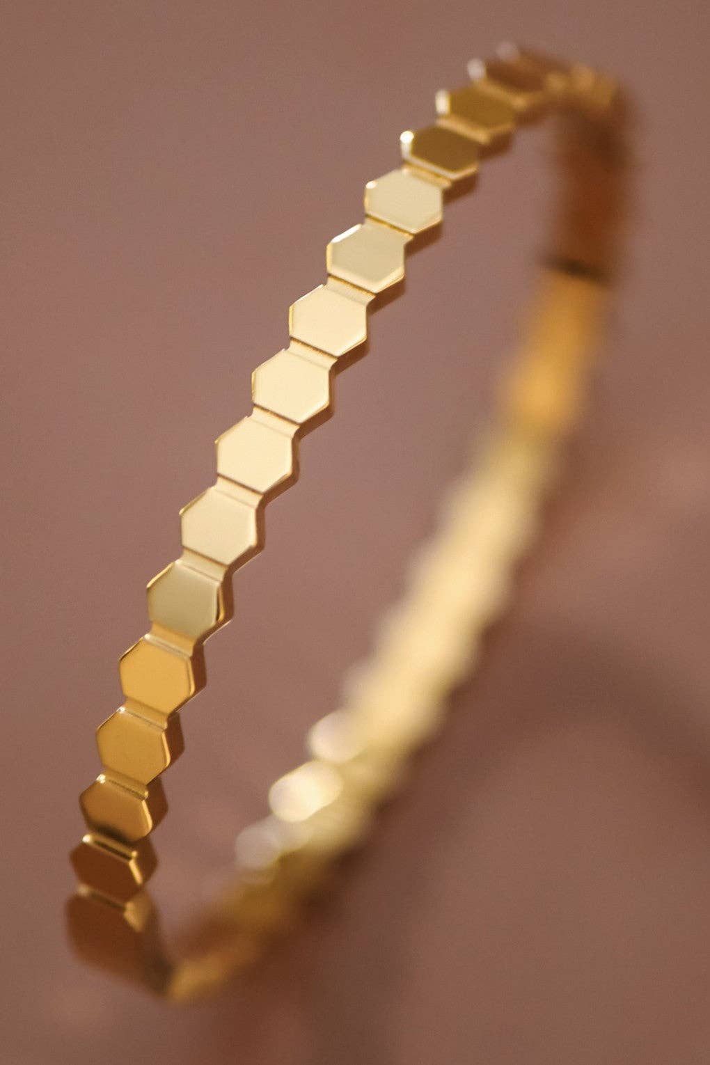 18K Gold Plated Waterproof Stainless Steel Bangle