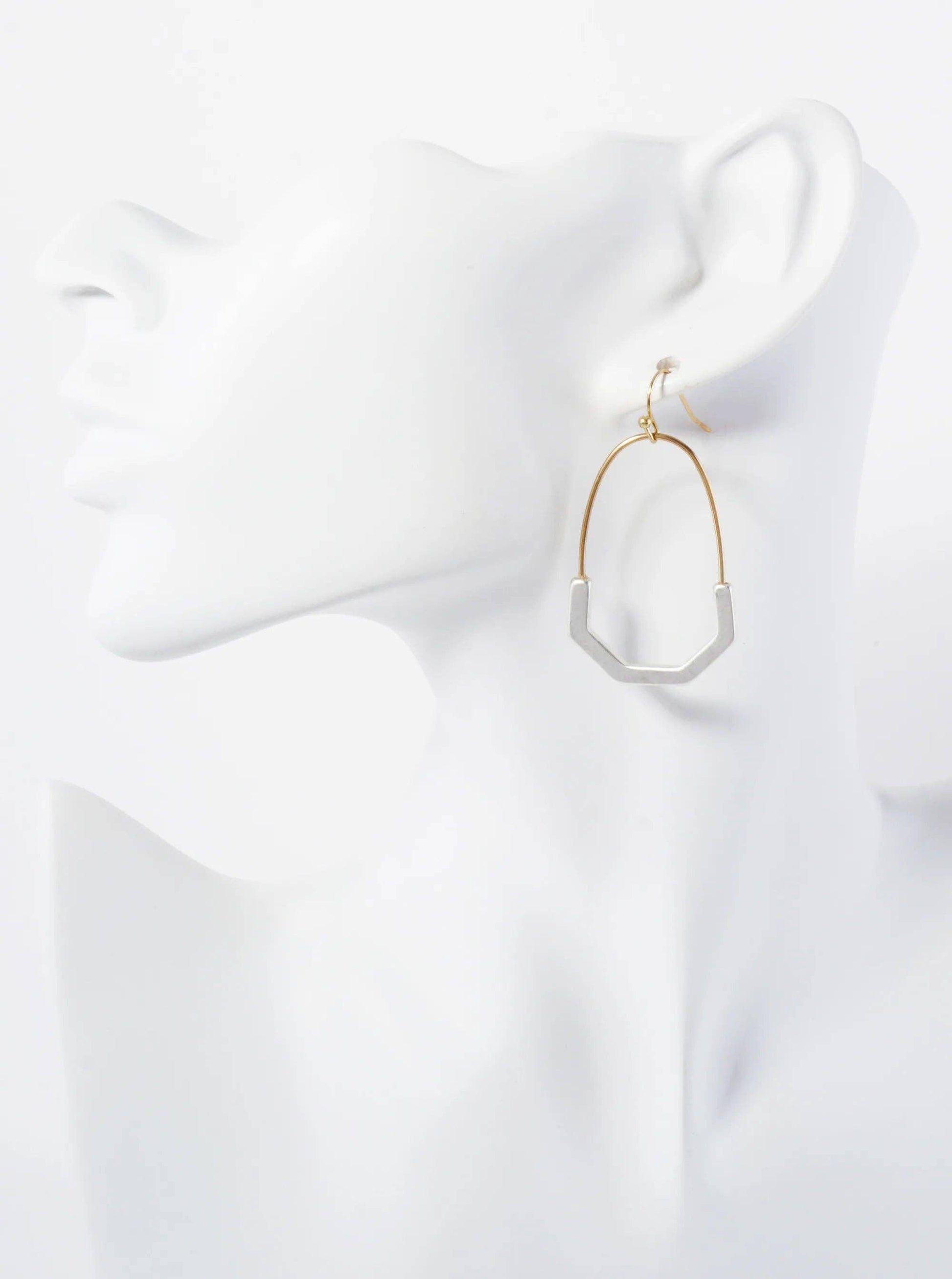 Lightweight Geometric Shape Metal Earrings