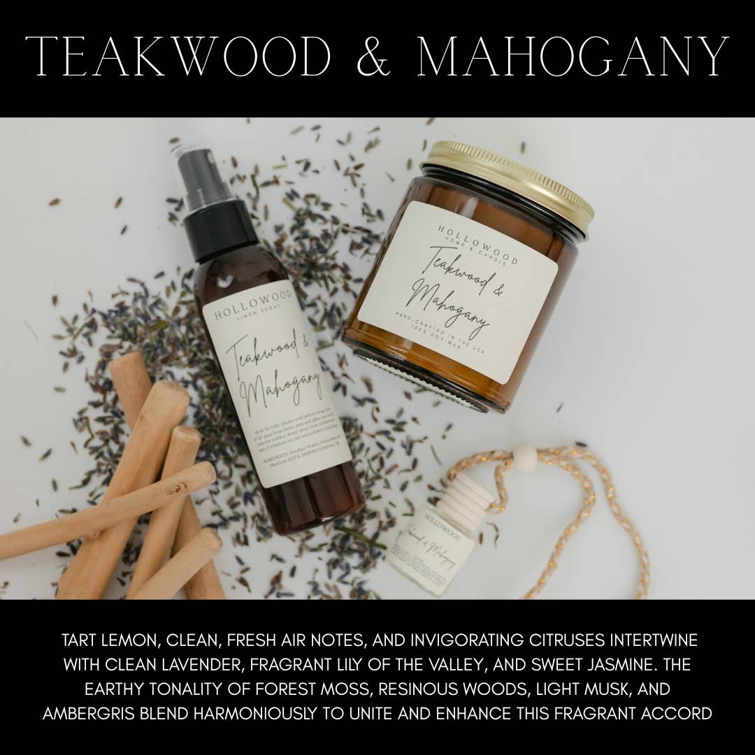 TEAKWOOD & MAHOGANY | MEN’S COLLECTION | CANDLE