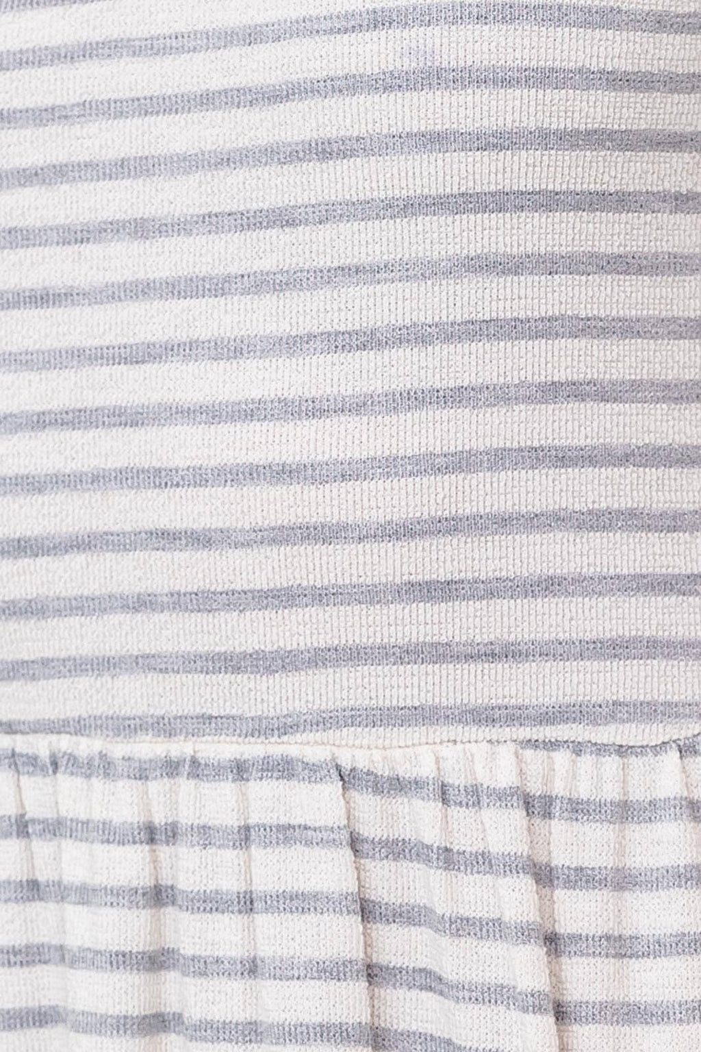 Sleeveless Pocket detail Stripe Dress