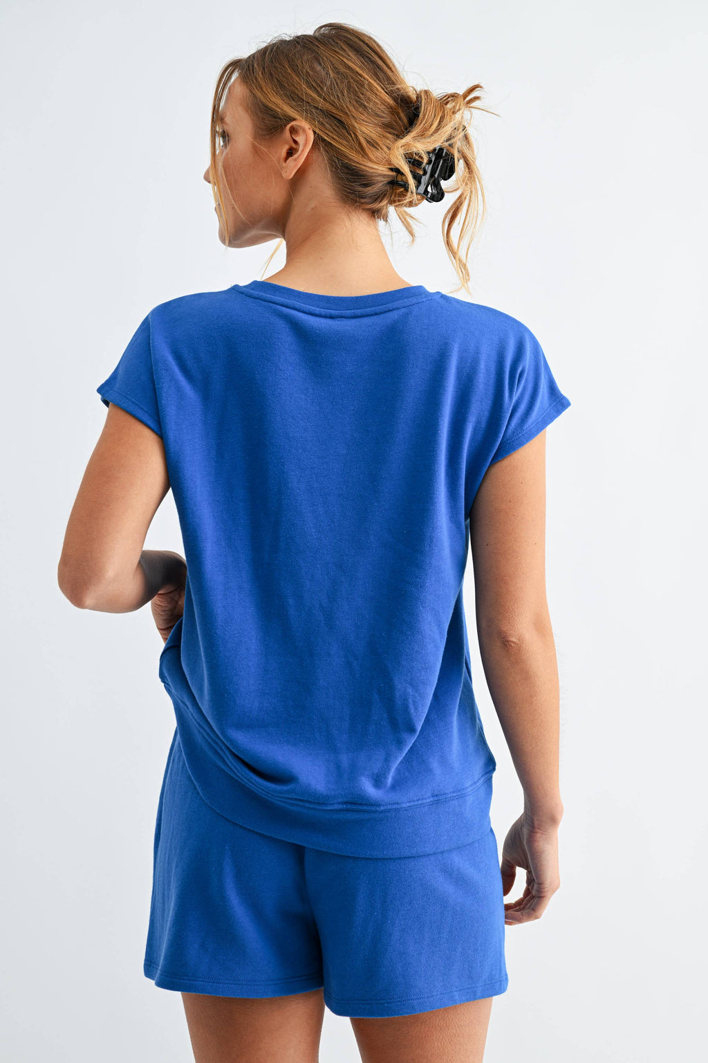 Offset French Terry Core Comfort Top