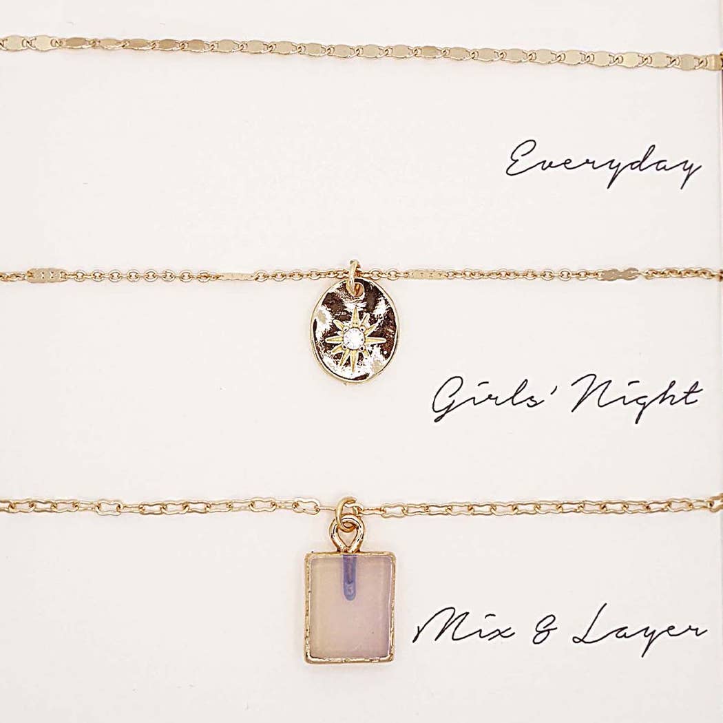 3PC Assorted Layering Pendant Necklace Gift Set