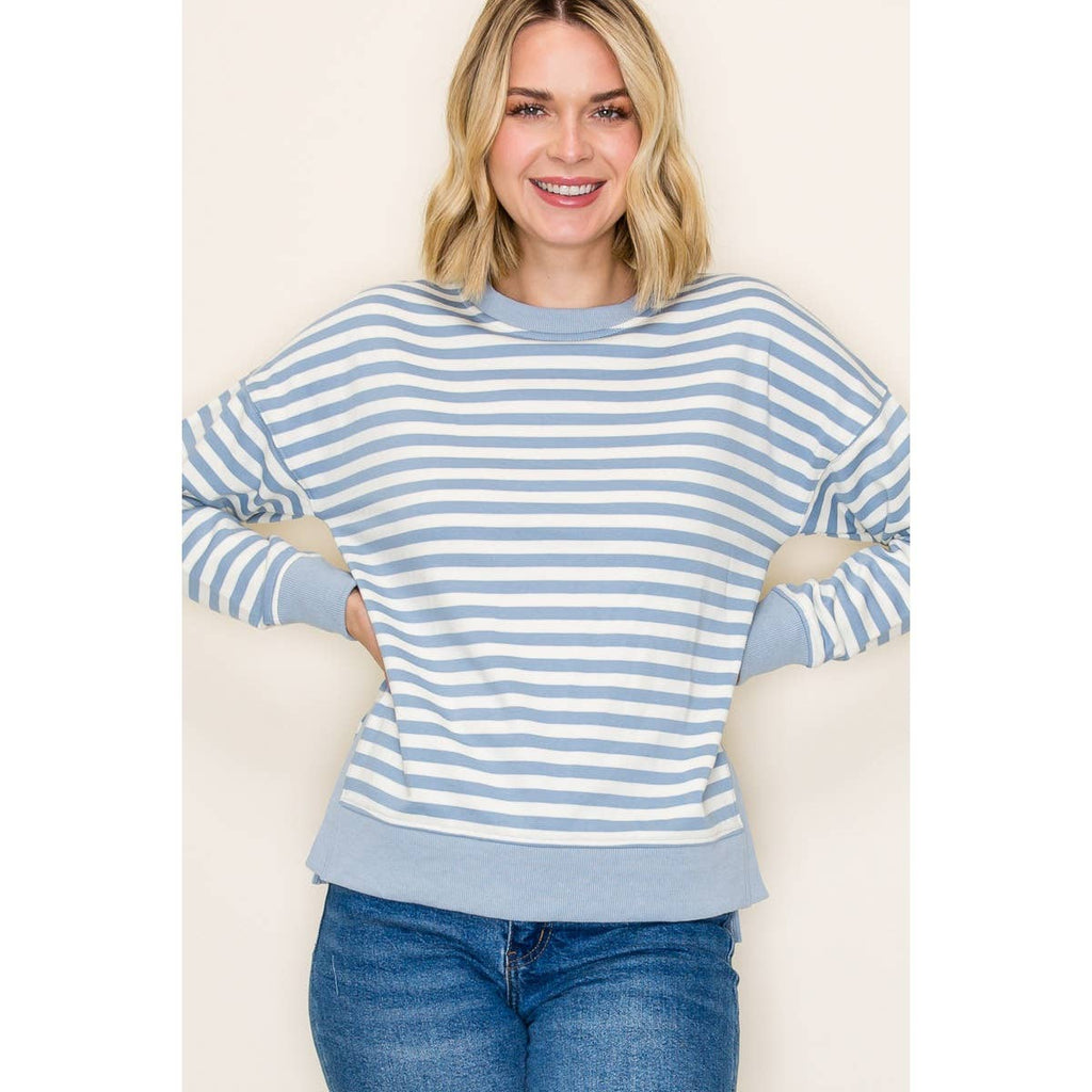 STRIPED SWEATSHIRT