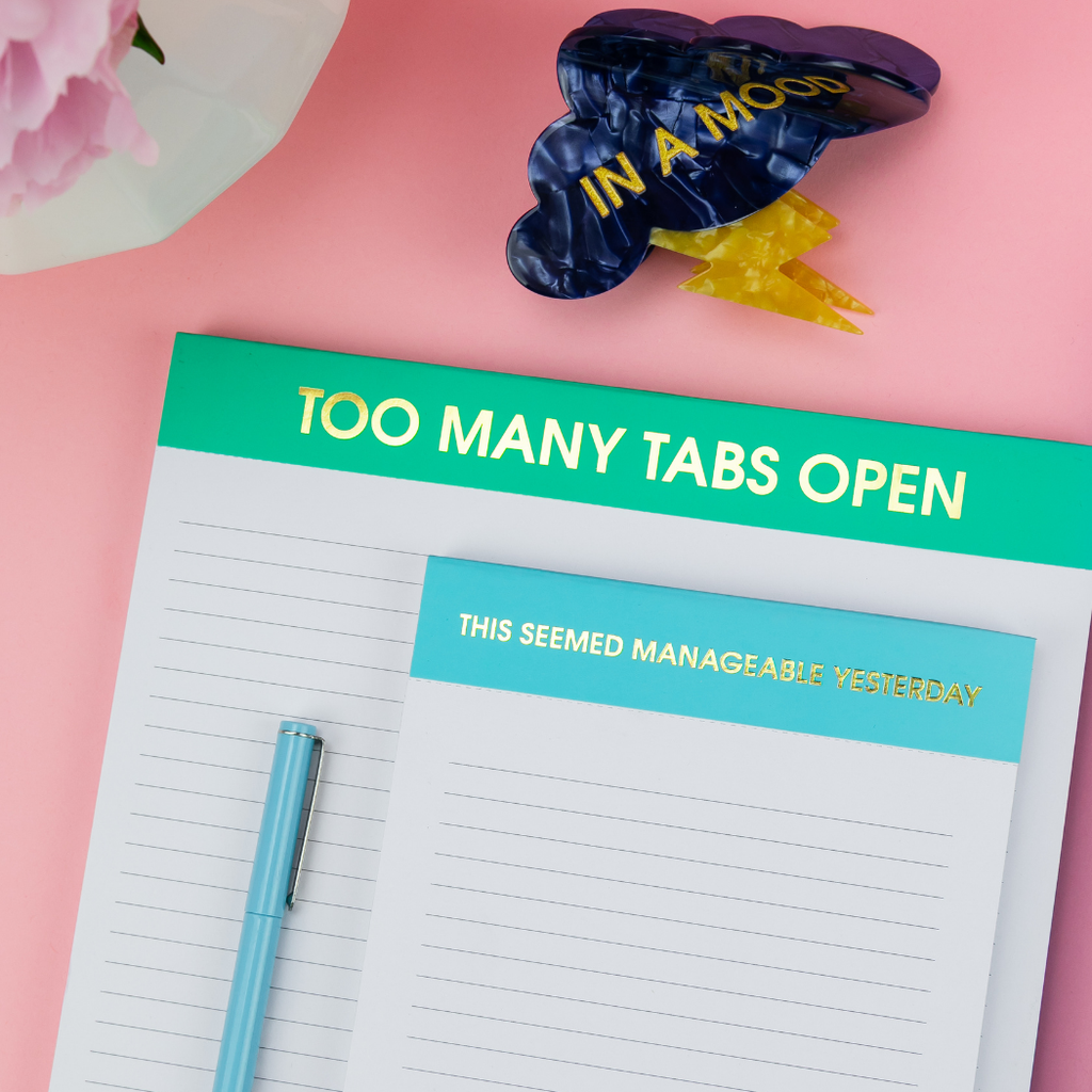 This Seemed Manageable Yesterday - Lined Notepad, To Do List