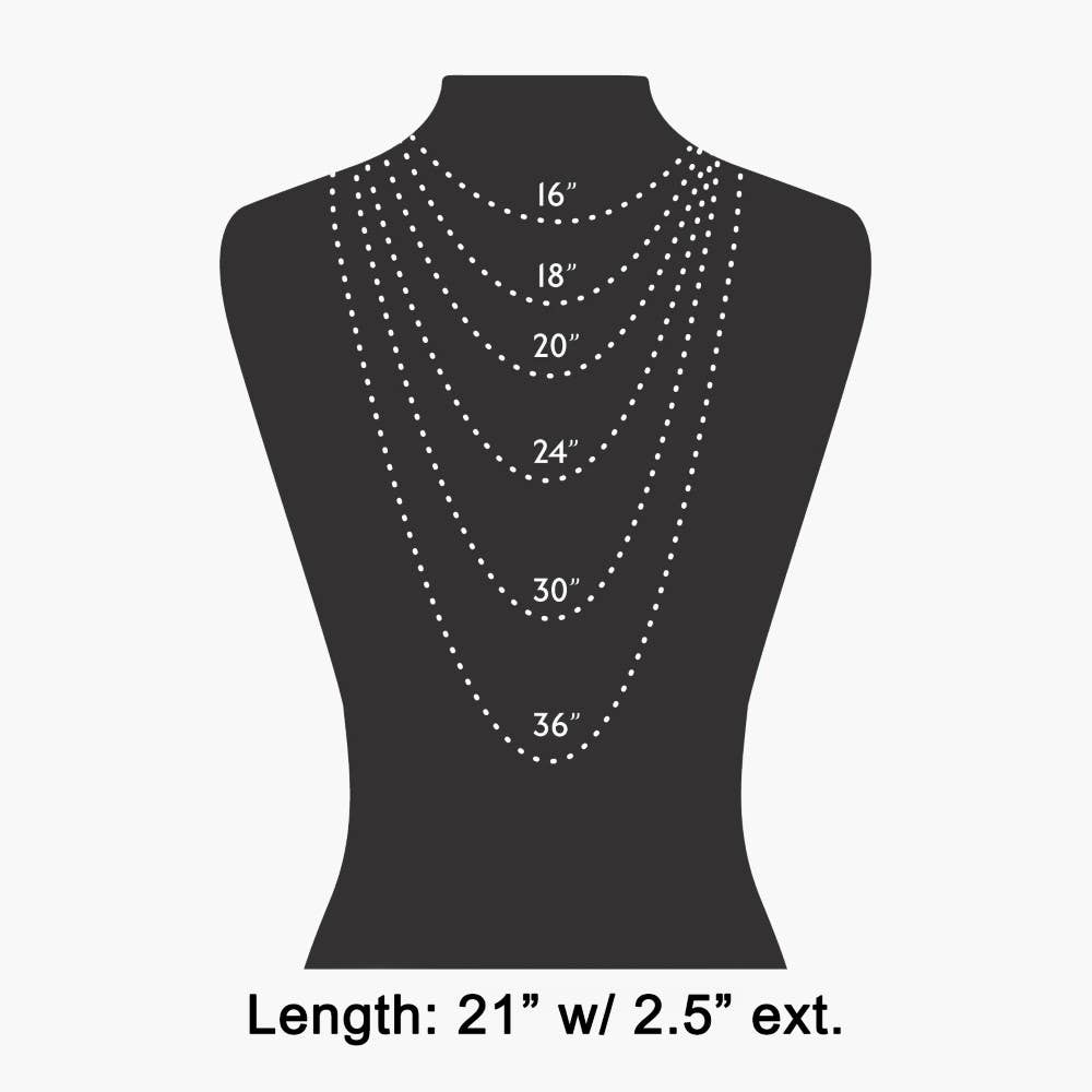 Triple Oval Chain Link Necklace