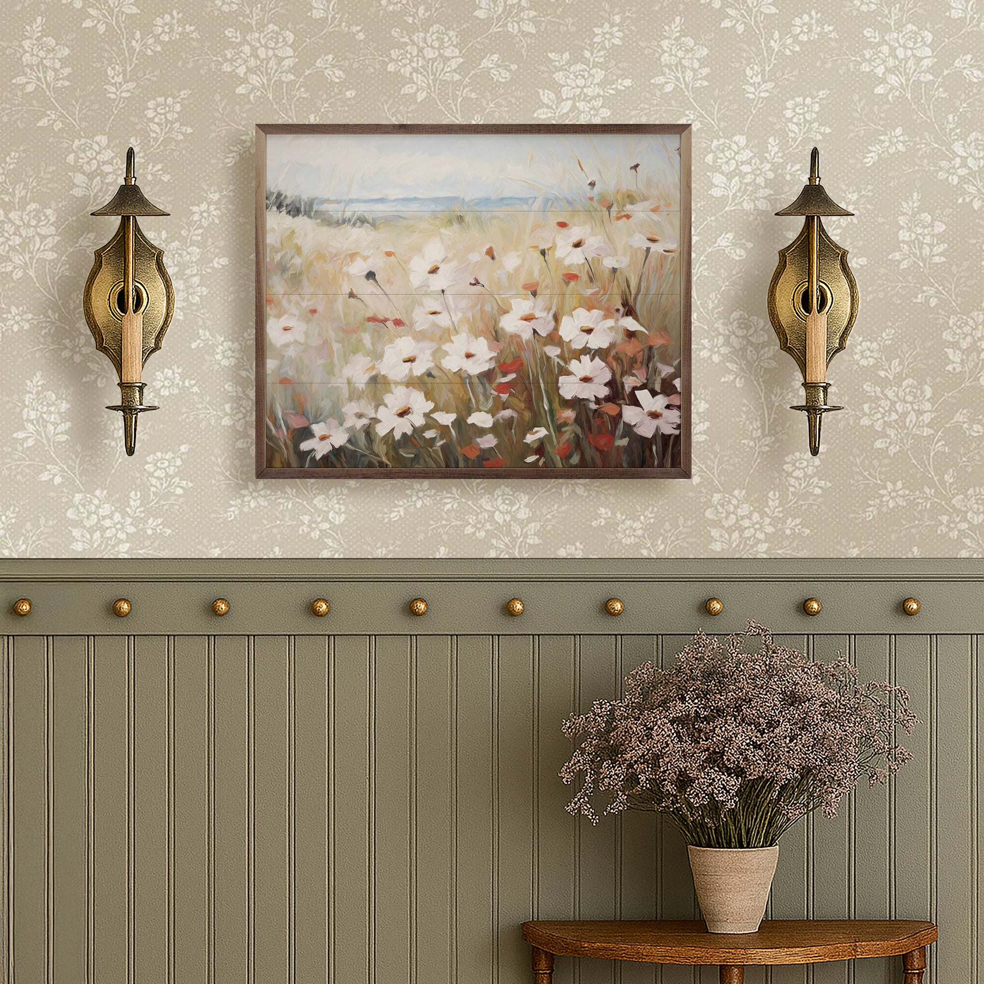 Poppies And Daisies By Accent Art Studio 10x8