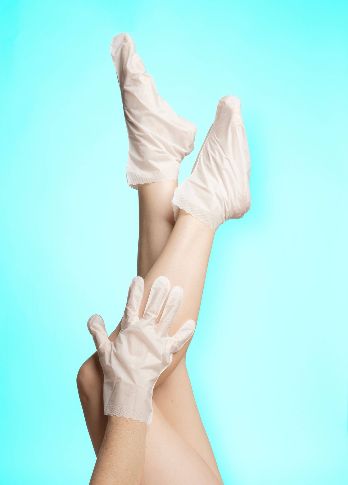 Lemon Lavender Smooth It Over Hydrating Hand & Foot Masks As