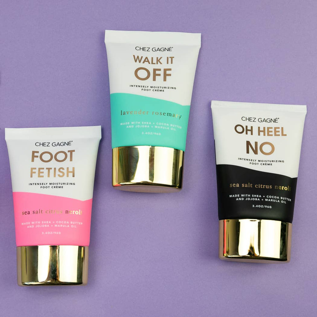 Oh Heel No - Foot Cream, Funny Gift, Sea Salt Citrus Neroli