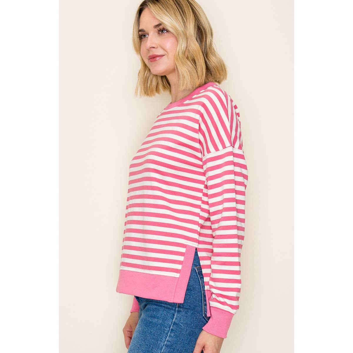 STRIPED SWEATSHIRT