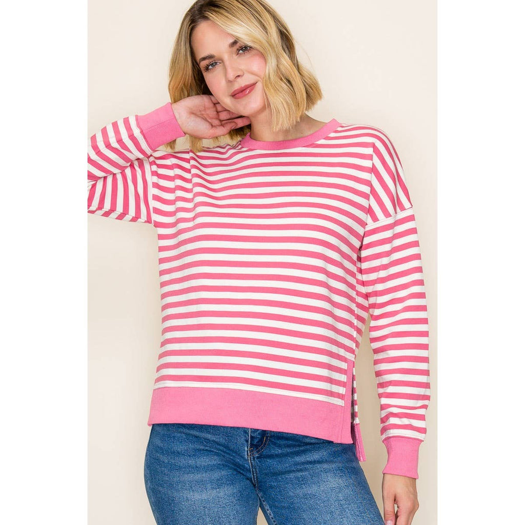 STRIPED SWEATSHIRT