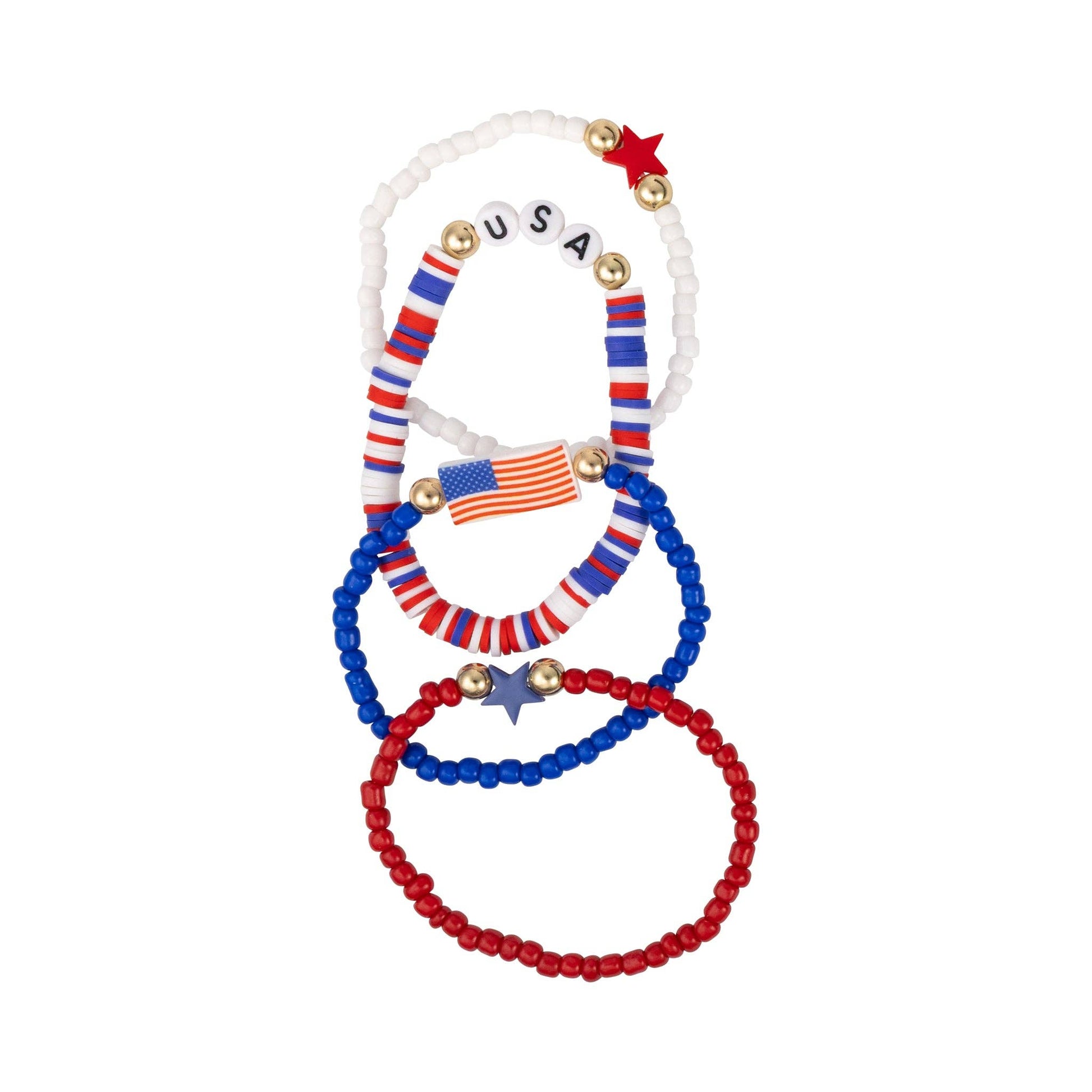 4th of July Bracelet Set