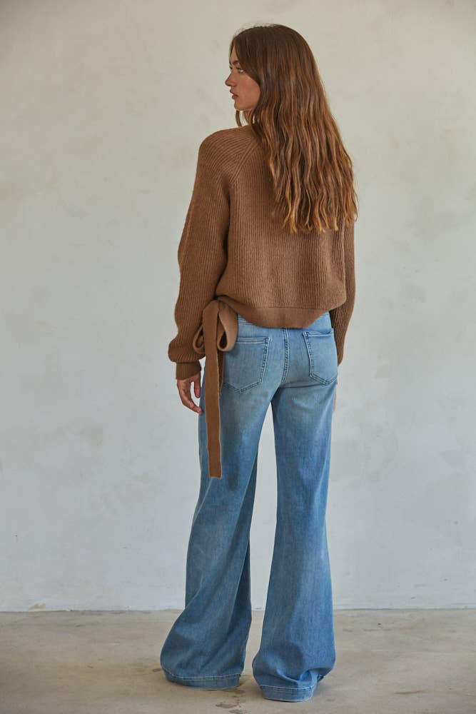 Knit Wrap Ballet Sweater