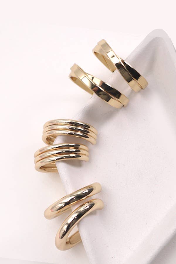 MULTI CLASSIC HOOP EARRINGS SET