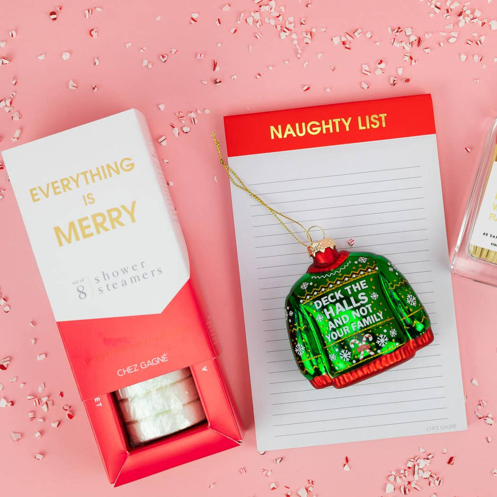 Naughty List - Lined Notepad, To-Do List