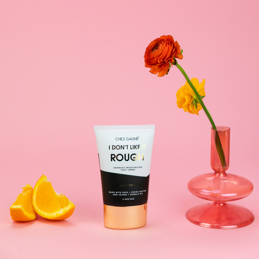 I Don't Like It Rough- Funny Foot Cream Gift, Orange Vanilla