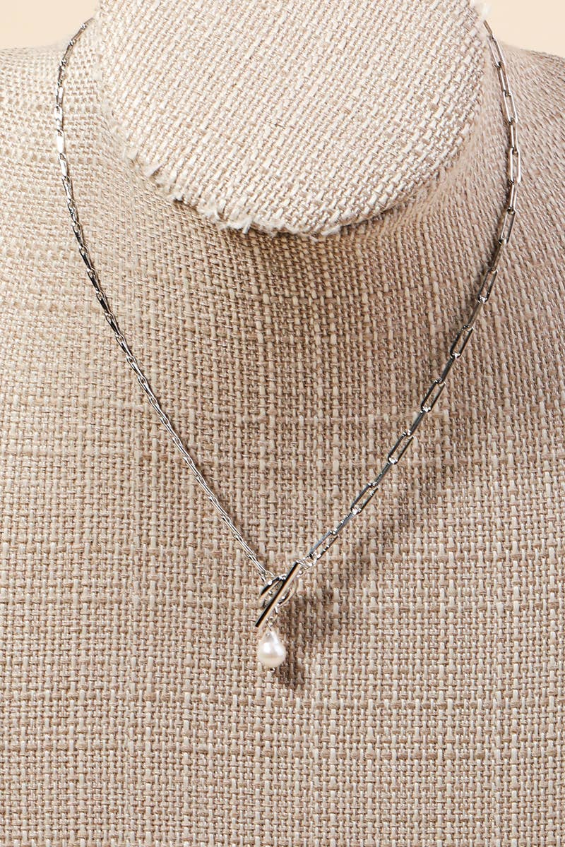 Triple Oval Chain Link Necklace