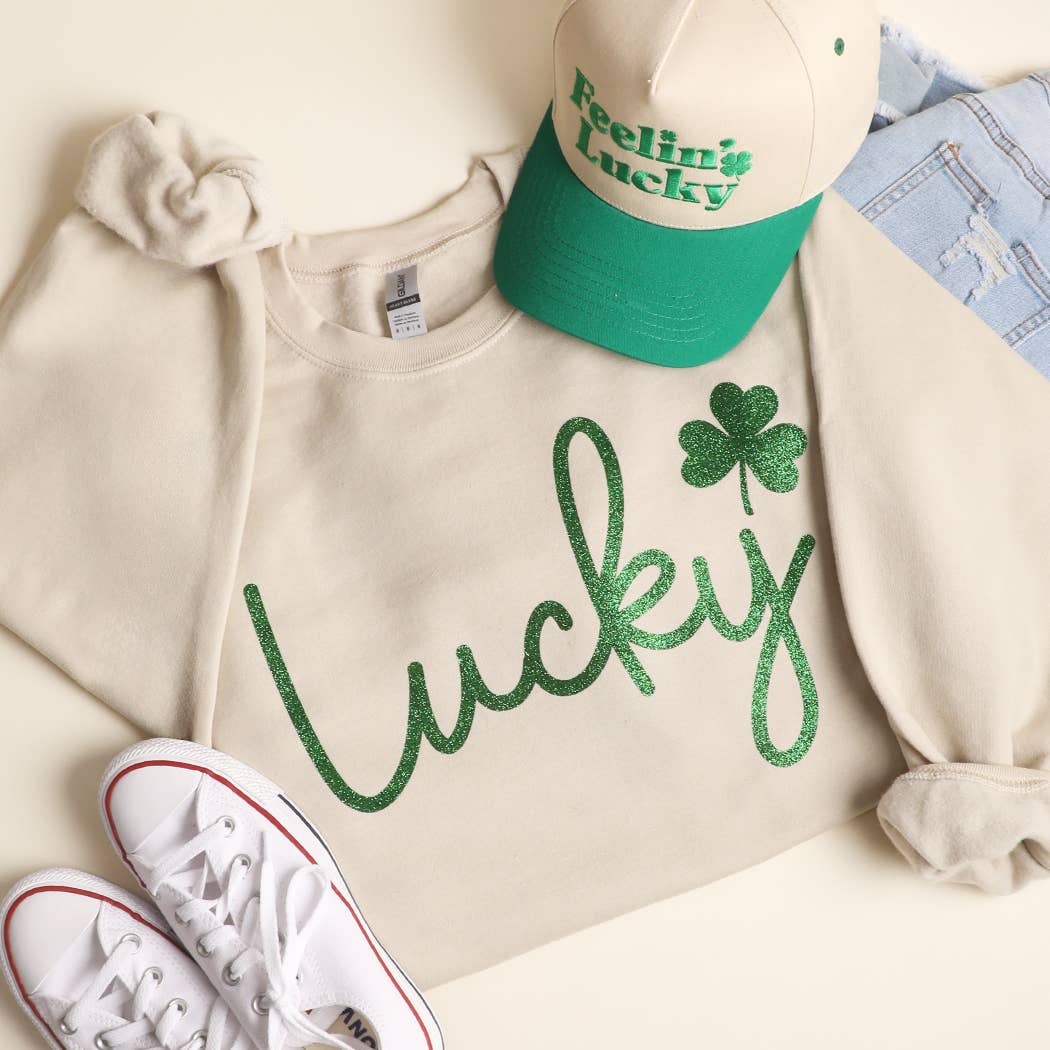 Lucky Script Sweatshirt