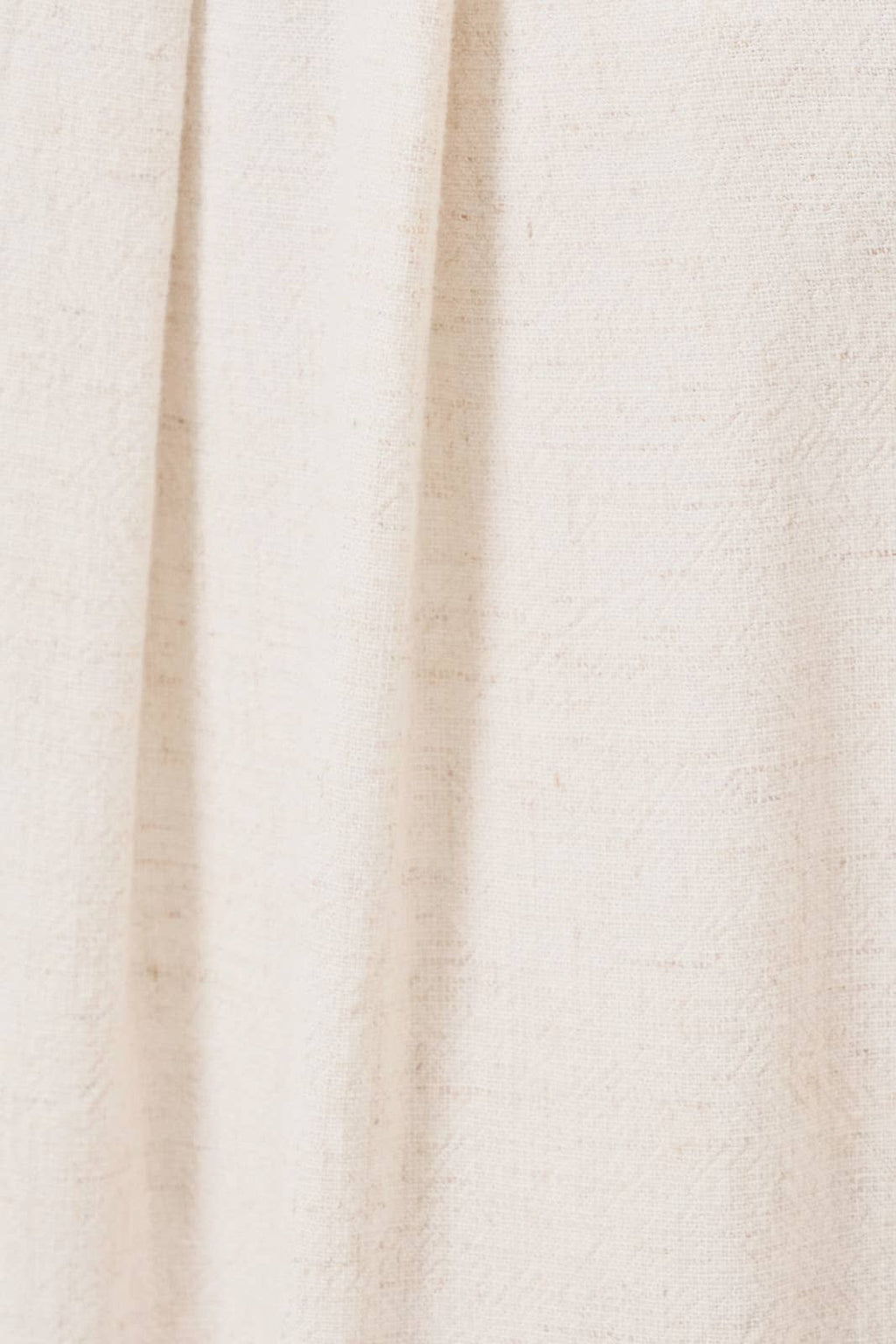 PLEATED DETAIL WIDE LEG LINEN PANTS