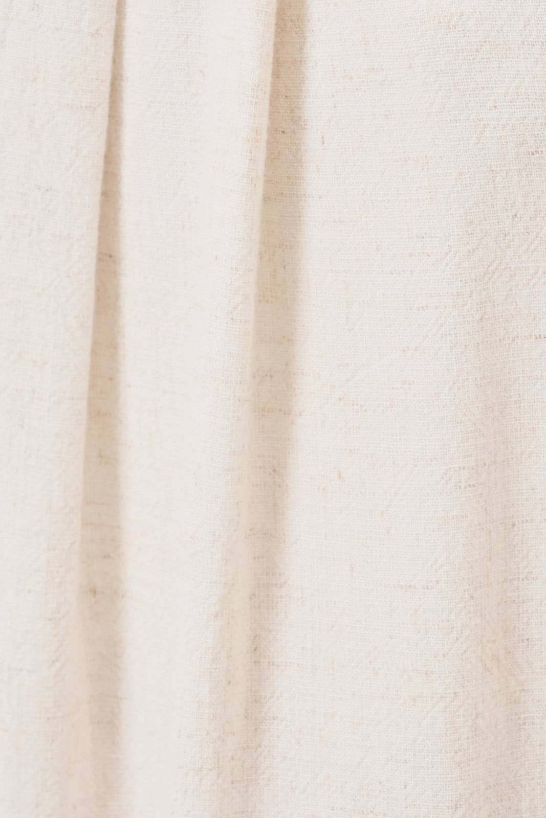 PLEATED DETAIL WIDE LEG LINEN PANTS