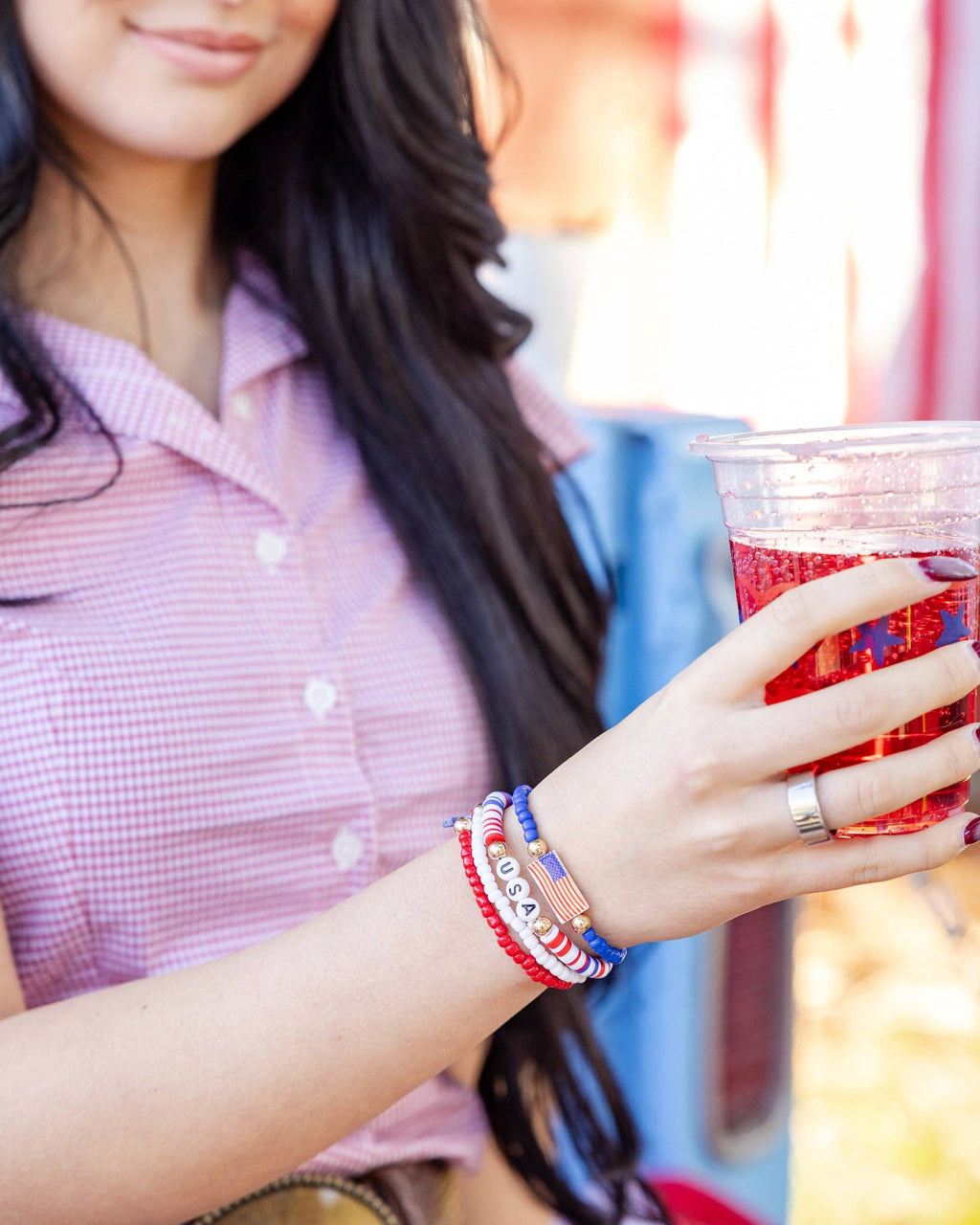 4th of July Bracelet Set