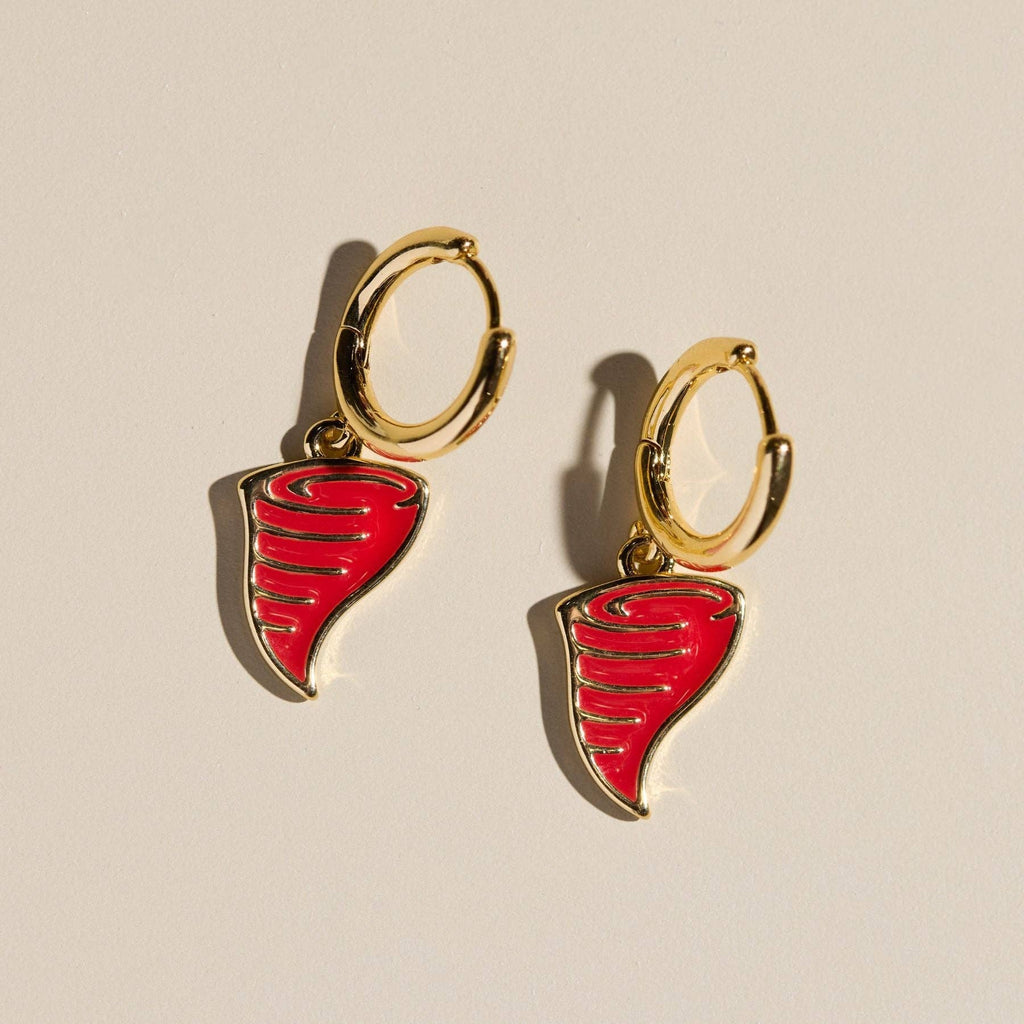 Iowa State University Cyclone Huggie Earrings