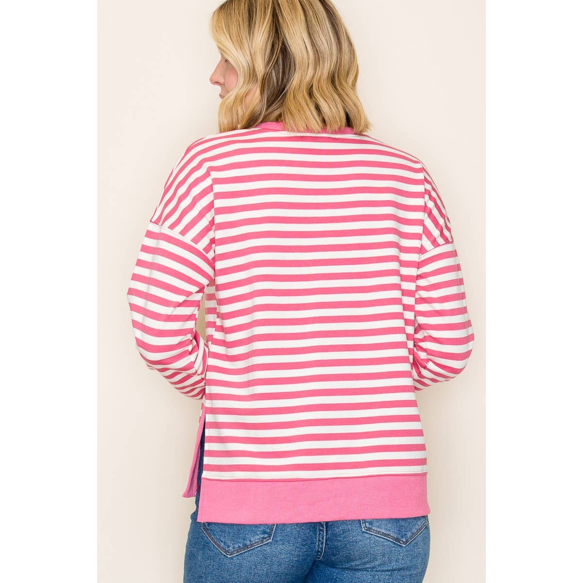 STRIPED SWEATSHIRT
