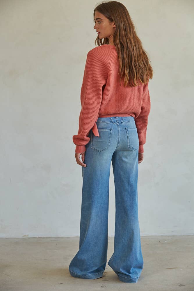 Knit Wrap Ballet Sweater