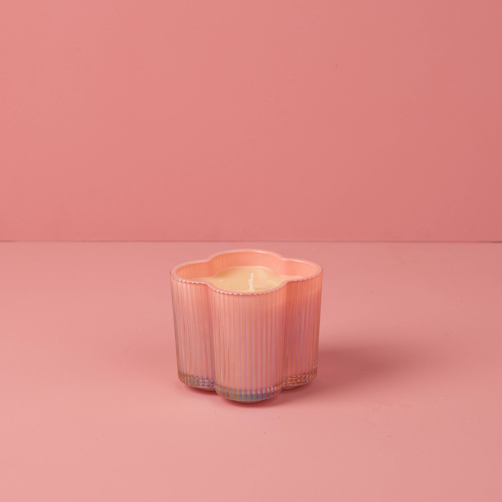 Sweet Grace Collection pink flower Candle