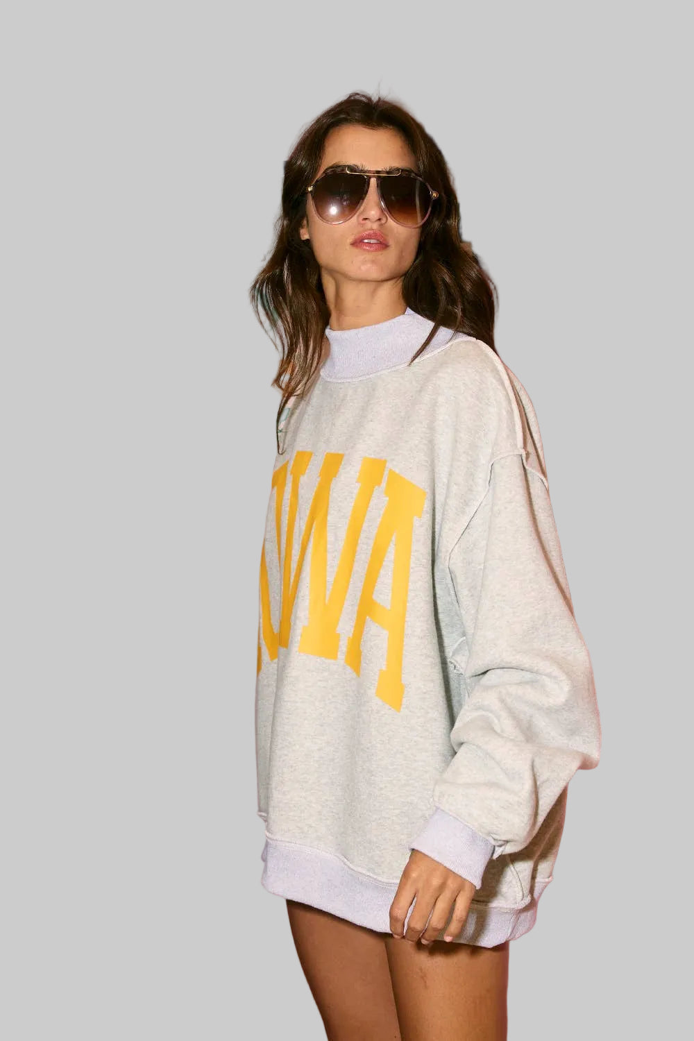 IOWA l IA Reversible Mock Neck Sweatshirt