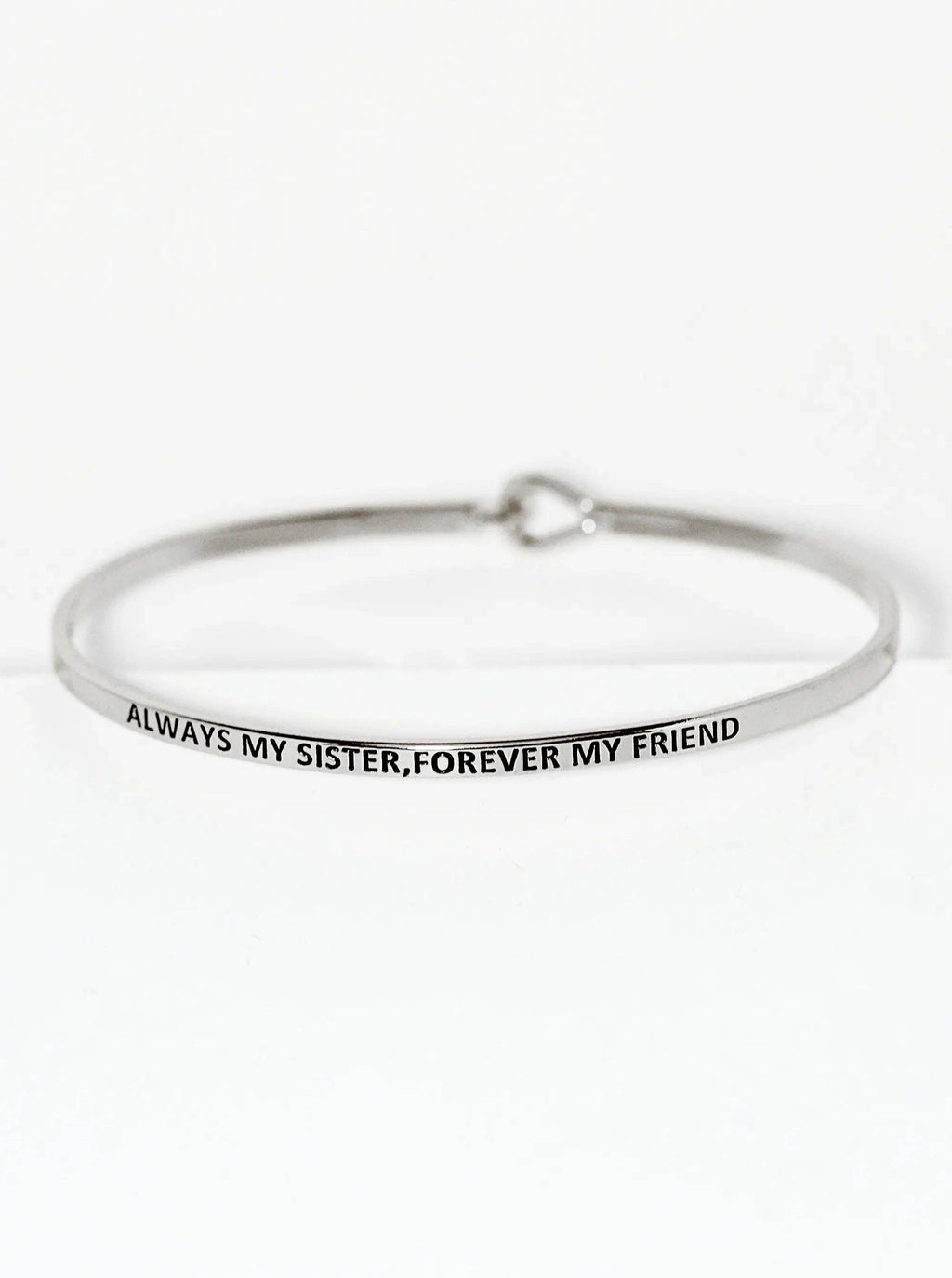Always My Sister Forever My Friend Inspirational Bangle