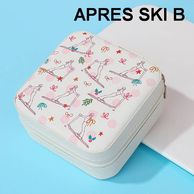 DESIGNED JEWELRY ORGANIZER TRAVEL BOX CASE
