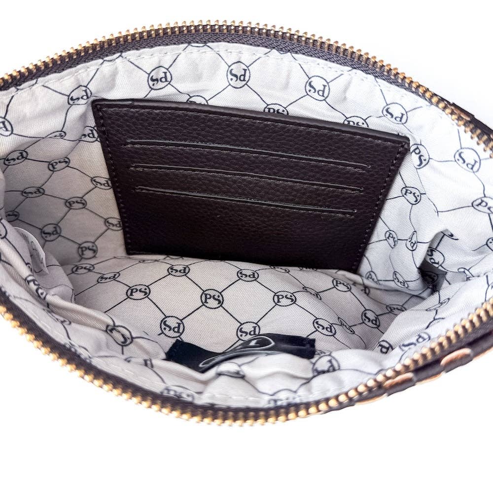 Emma Woven Clutch Wristlet