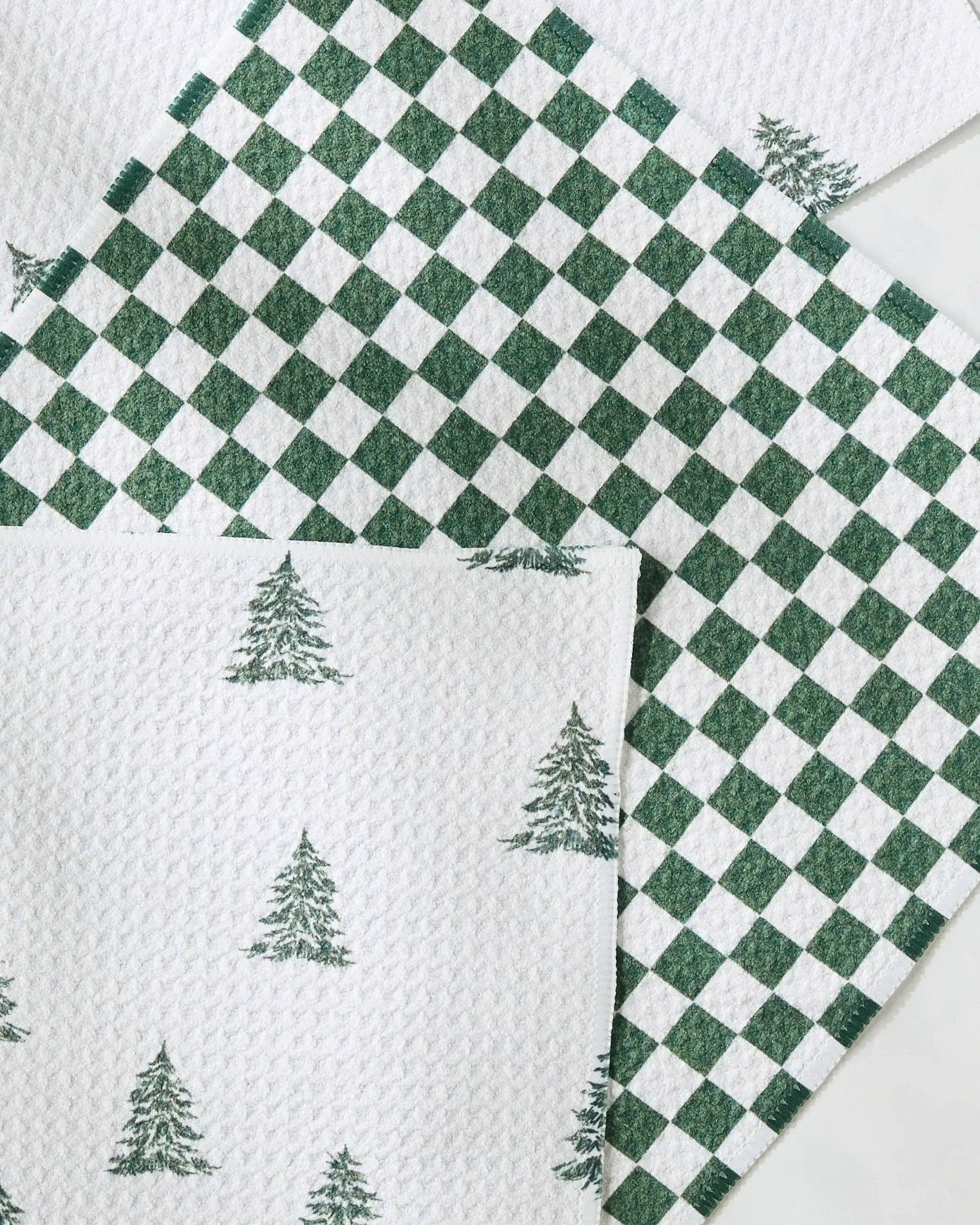 Claret Dishcloth Set