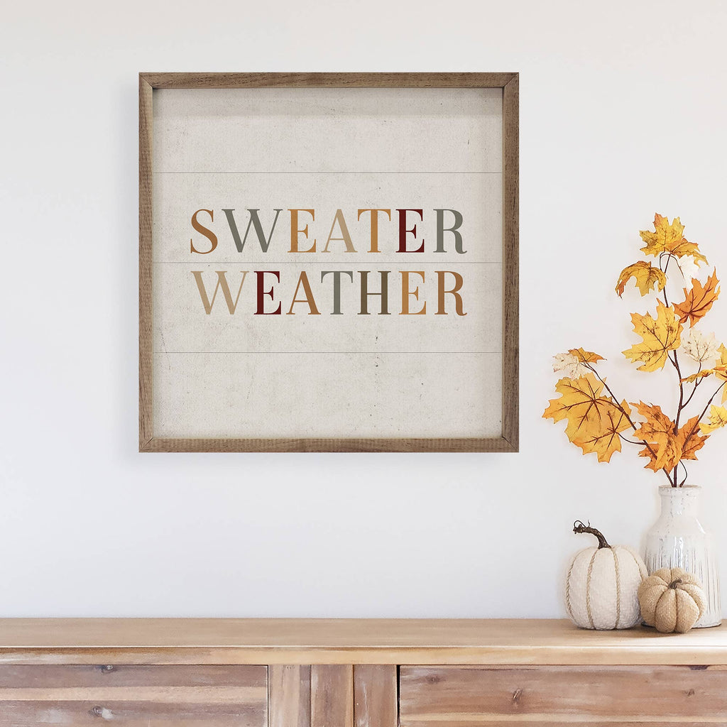 Colorful Sweater Weather 8x8