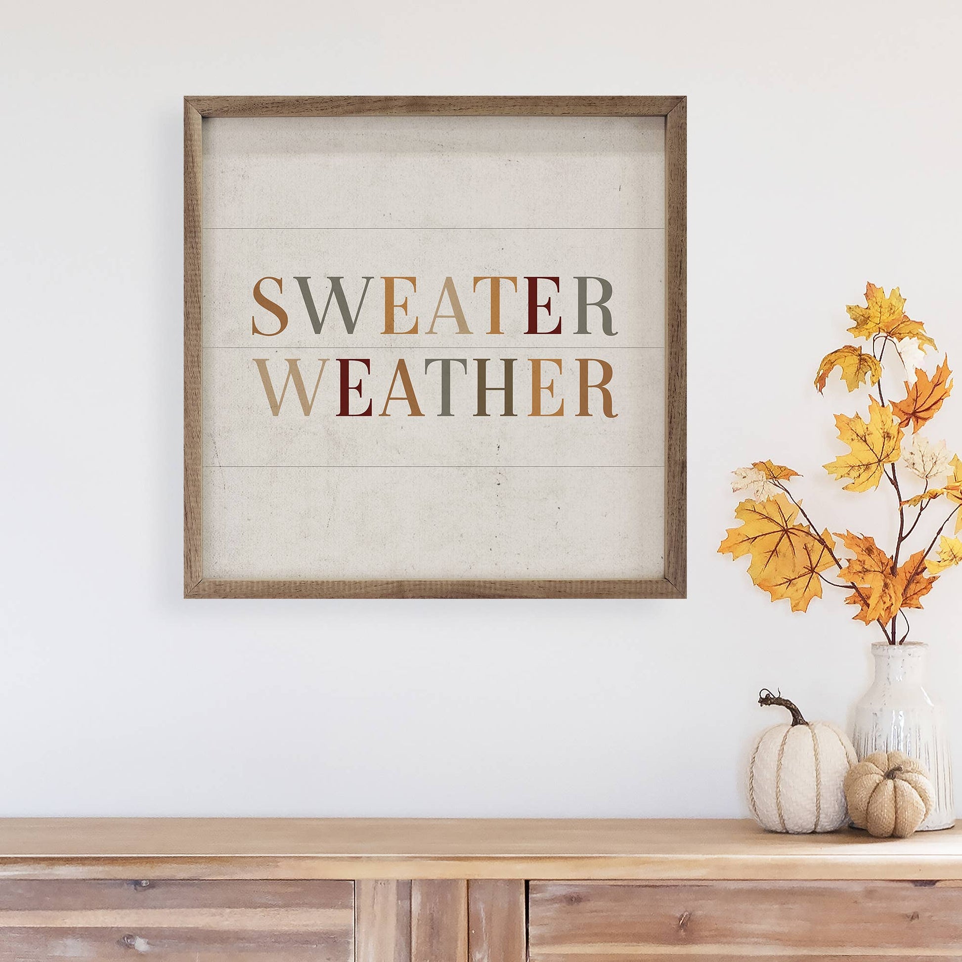 Colorful Sweater Weather 8x8